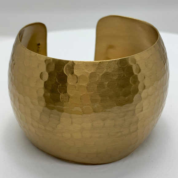 Alchemia Hammered Bubble Cuff - Matte B3133-M NEW - Picture 3 of 4